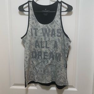 American Eagle men’s size small money tank top